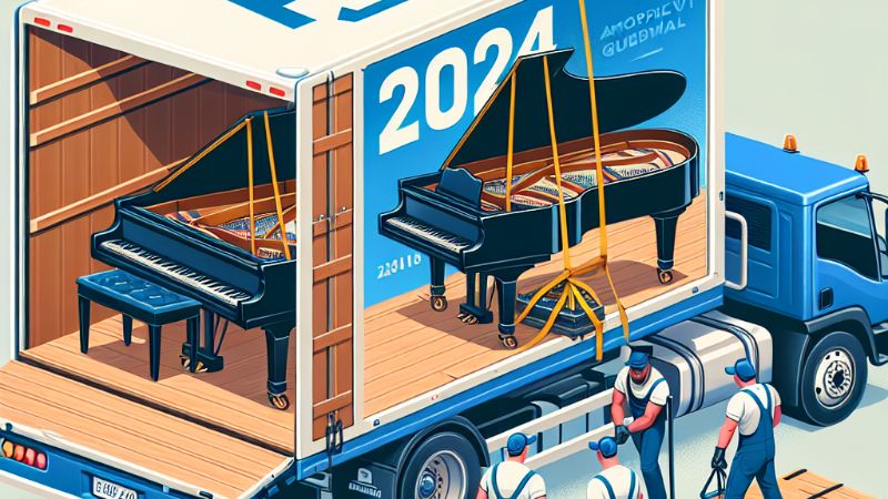 2024 Piano Relocation Costs - A Comprehensive Guide, Concept art for illustrative purpose, tags: moving - Monok