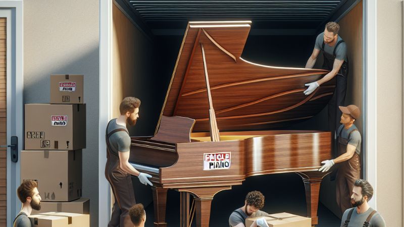 5 Factors to Consider When Moving a Piano: A Comprehensive Guide, Concept art for illustrative purpose, tags: safely essential - Monok