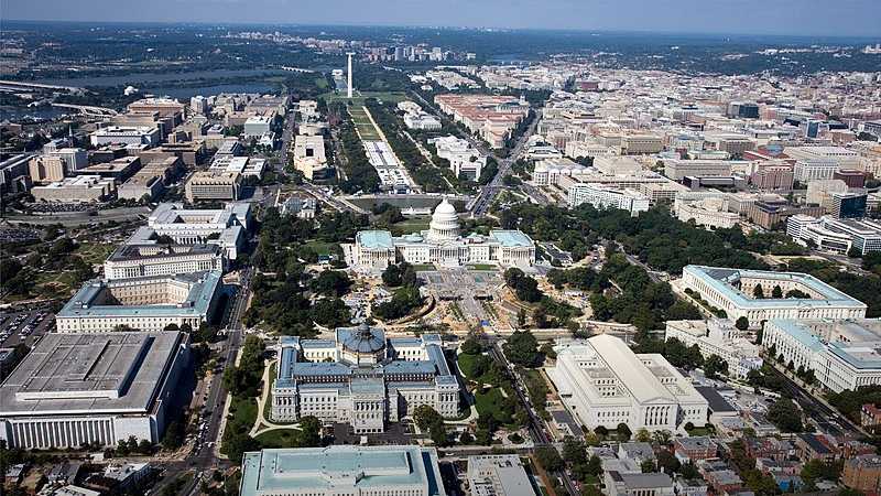 Washington metropolitan area - Washington,  2007 aerial view, tags: expert tips d.c. - CC BY-SA